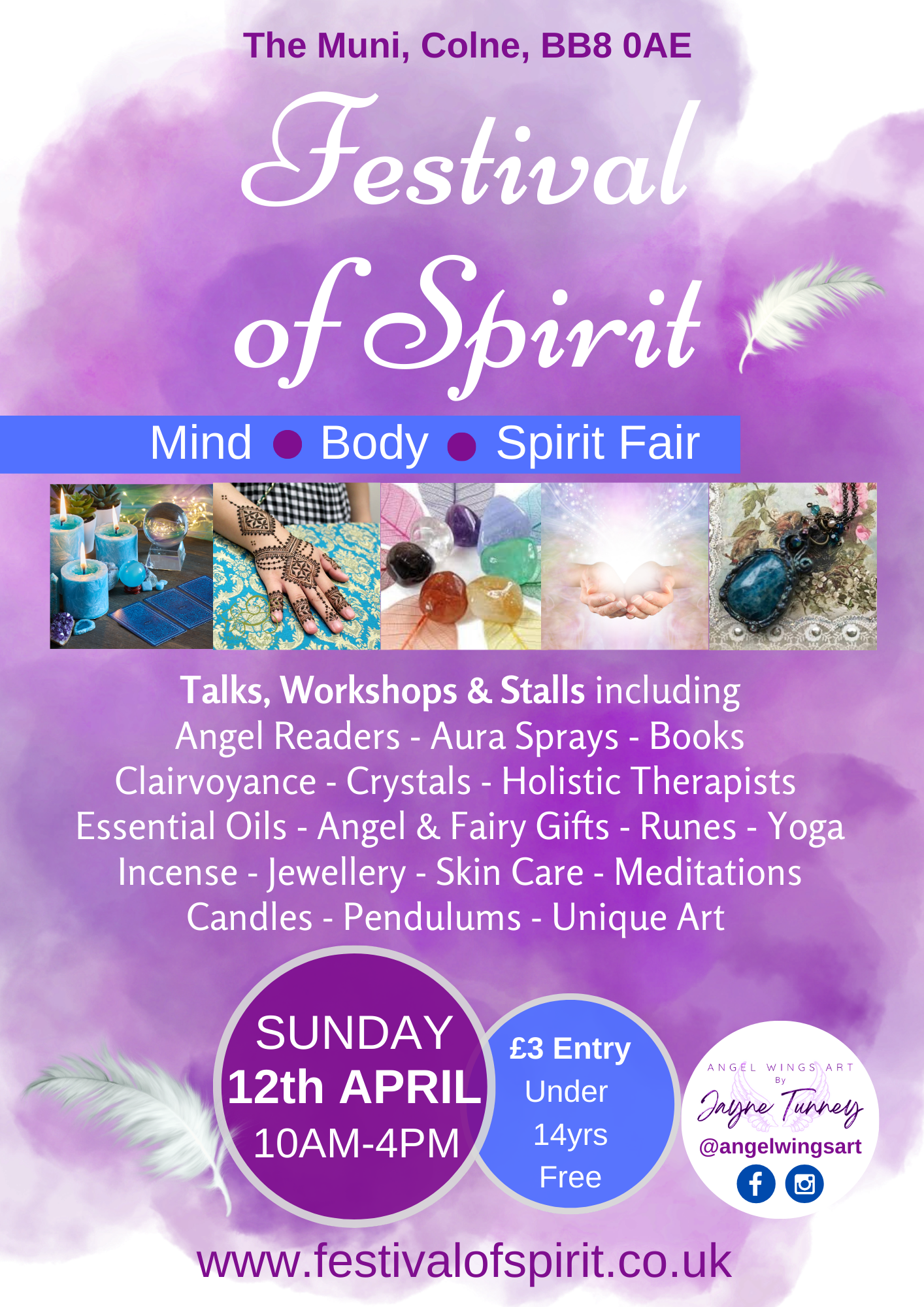 Festival of Spirit Mind Body Spirit Fair Colne 2026